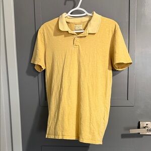 Selected Homme Classic Yellow Polo Shirt for Men